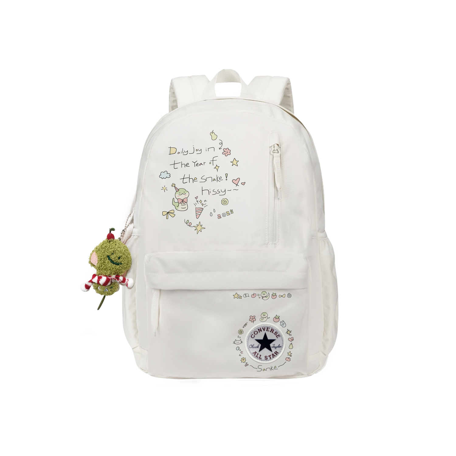 Converse Полиэстеровый рюкзак обычный женский белый, Slowpoke Little Snake
Converse Полиэстеровый рюкзак обычный женский белый, Slowpoke Little Snake