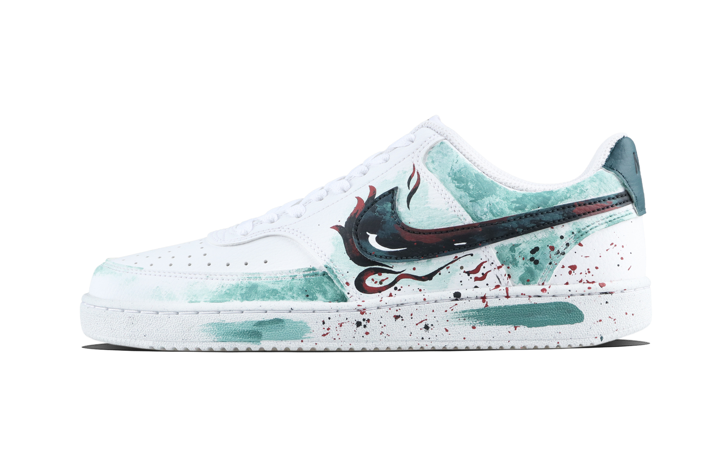 Court Vision 1 Cyan Ink Flame Abrasion Resistant Low top Skateboard Shoes Unisex Cyan Nike, teal
Court Vision 1 Cyan Ink Flame Abrasion Resistant Low top Skateboard Shoes Unisex Cyan Nike, teal