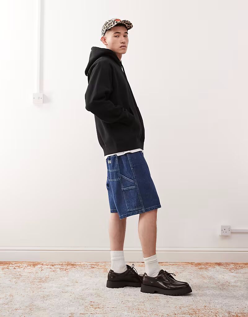 Короткие джинсовые шорты Obey easy цвета индиго
Короткие джинсовые шорты Obey easy цвета индиго