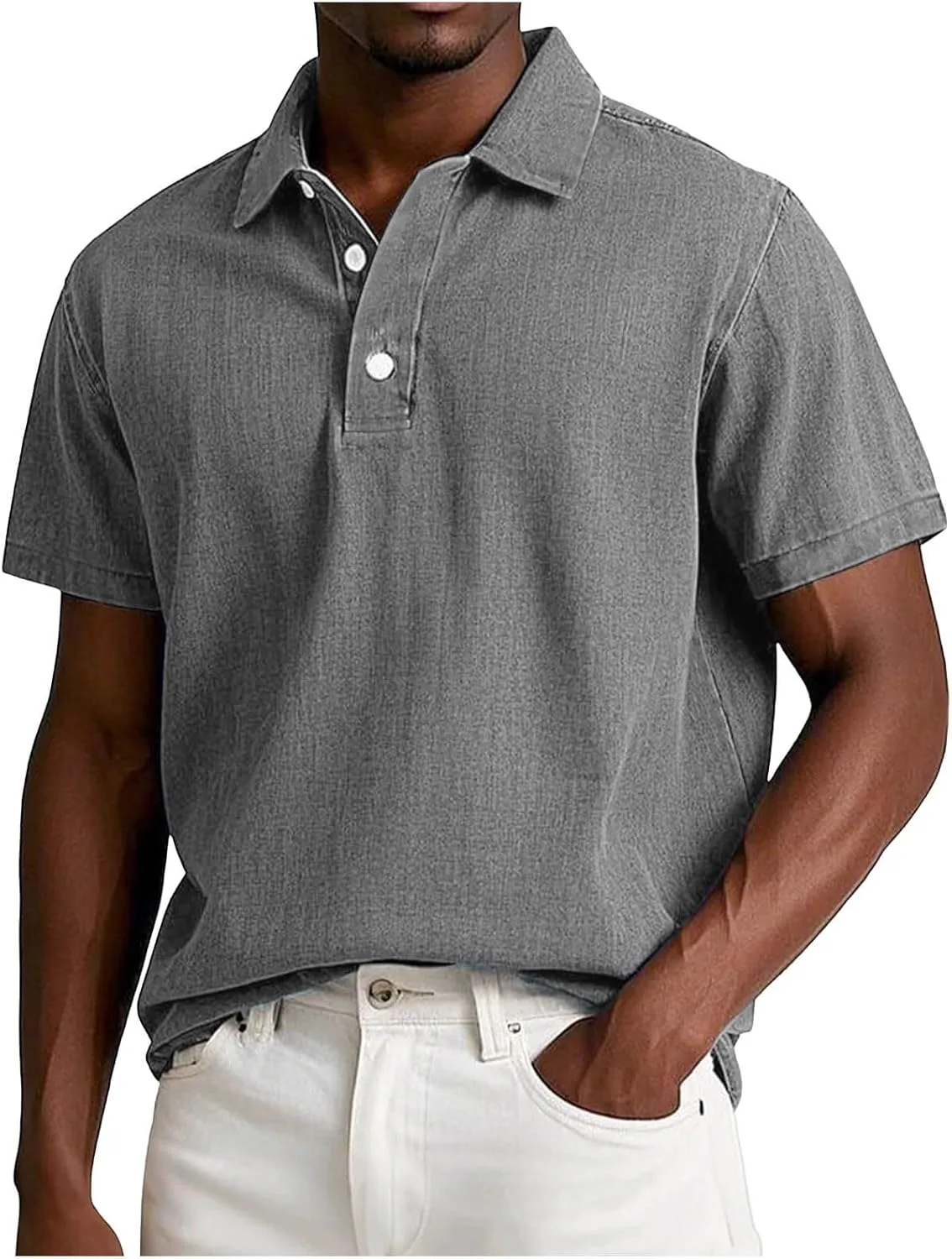 Мужская летняя футболка Polo с коротким рукавом
Мужская летняя футболка Polo с коротким рукавом