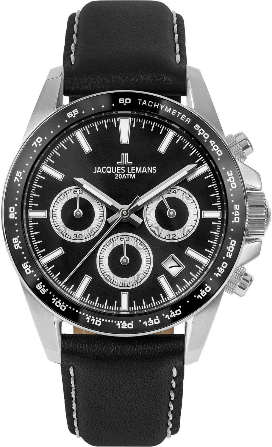 Jacques Lemans Аналоговые часы в черном цвете
Jacques Lemans Аналоговые часы в черном цвете