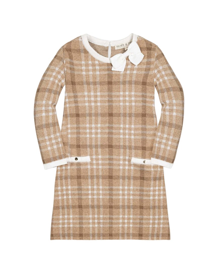 Хоуп & Хенри Платье-свитер с бантом HOPE & HENRY, коричневый
Хоуп & Хенри Платье-свитер с бантом HOPE & HENRY, коричневый