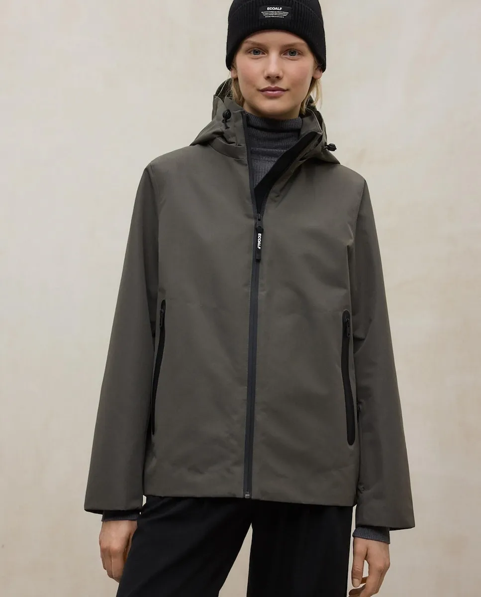 Женское пальто с капюшоном и боковыми карманами Ecoalf, зеленый
Женское пальто с капюшоном и боковыми карманами Ecoalf, зеленый