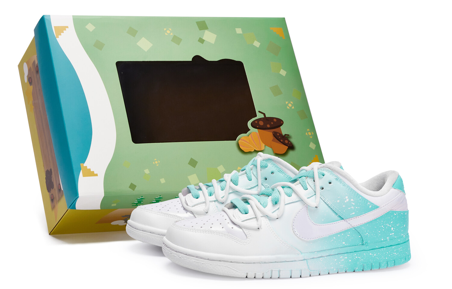 Кроссовки для скейтбординга Dunk женские с низким верхом Tiffany Nike, цвет Tiffany White
Кроссовки для скейтбординга Dunk женские с низким верхом Tiffany Nike, цвет Tiffany White