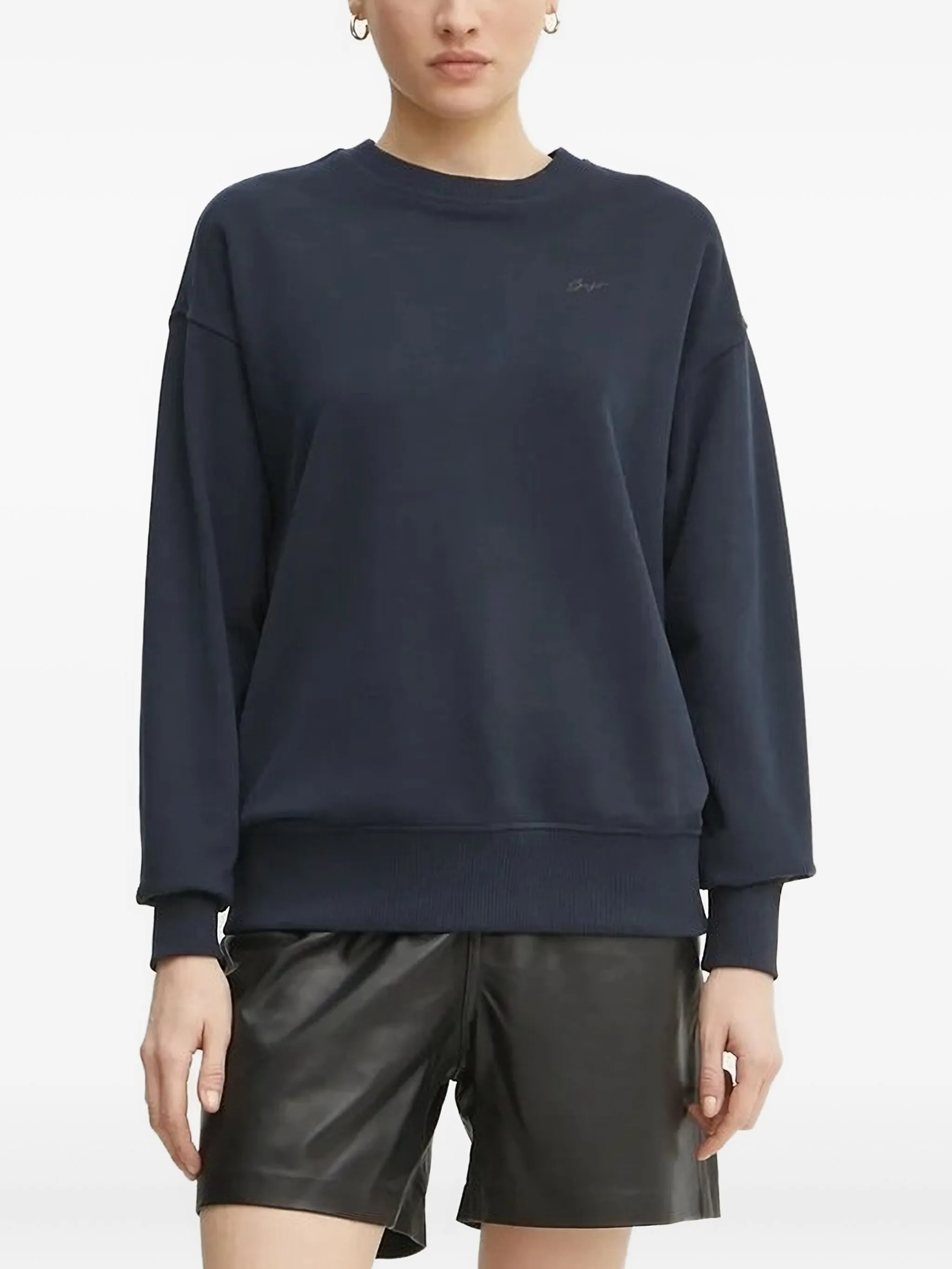 Хлопковая толстовка Boss, синий
Хлопковая толстовка Boss, синий