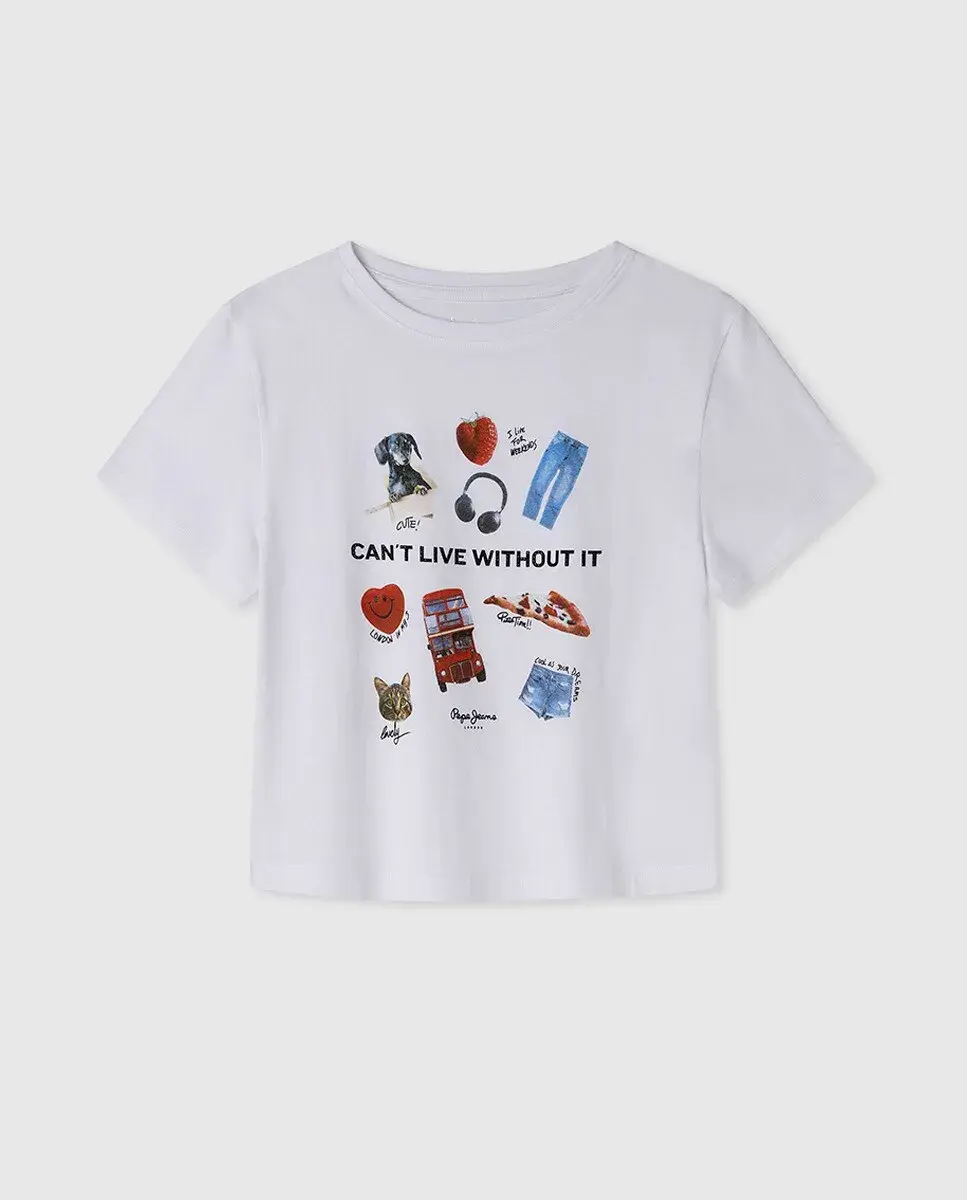 Футболка для девочки Cyndi Pepe Jeans, белый
Футболка для девочки Cyndi Pepe Jeans, белый
