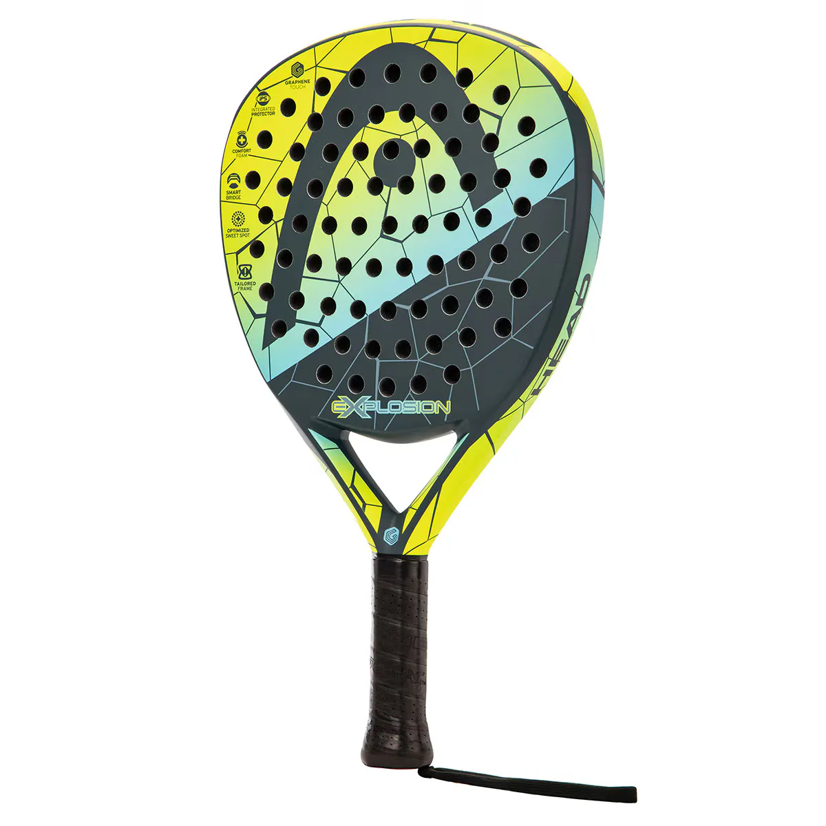 Ракетка для весла с графеновой сенсорной взрывной головкой Head, черный/желтый
Ракетка для весла с графеновой сенсорной взрывной головкой Head, черный/желтый