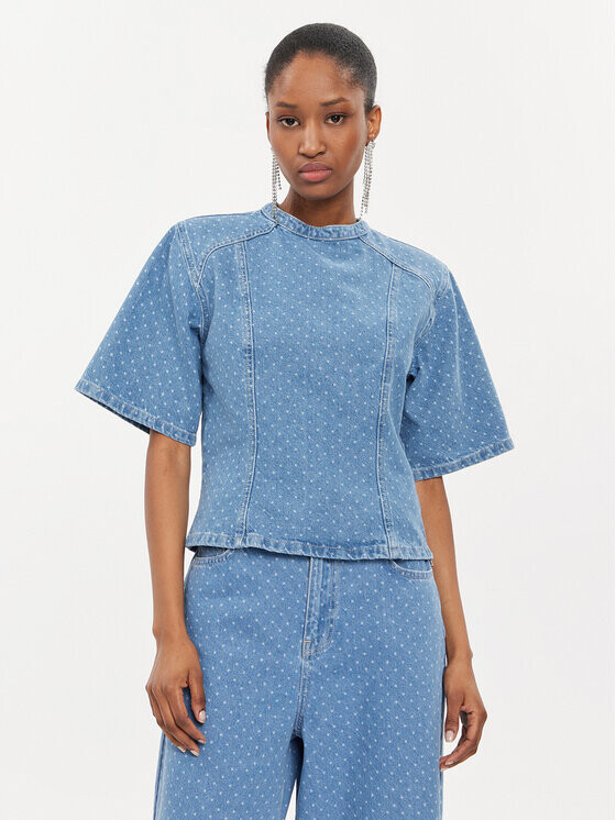 Блуза стандартного кроя Custommade, синий
Блуза стандартного кроя Custommade, синий