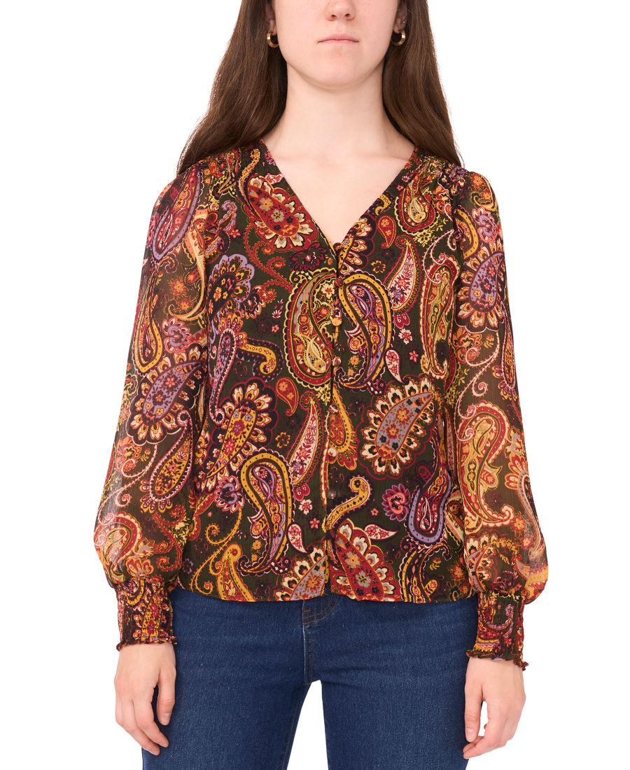 Укороченная блузка с присборенными плечами и V-образным вырезом Sam & Jess, Forest Night
Укороченная блузка с присборенными плечами и V-образным вырезом Sam & Jess, Forest Night