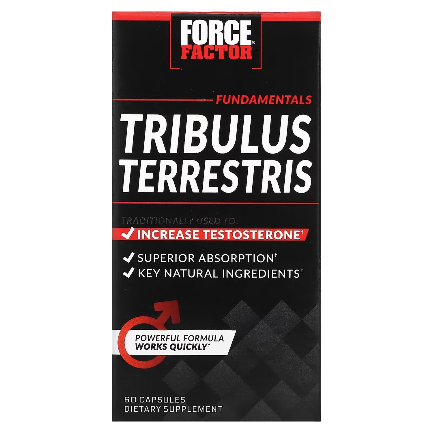 Force Factor Force Factor Tribulus Terrestris Бустер тестостерона, 60 капсул
Force Factor Force Factor Tribulus Terrestris Бустер тестостерона, 60 капсул