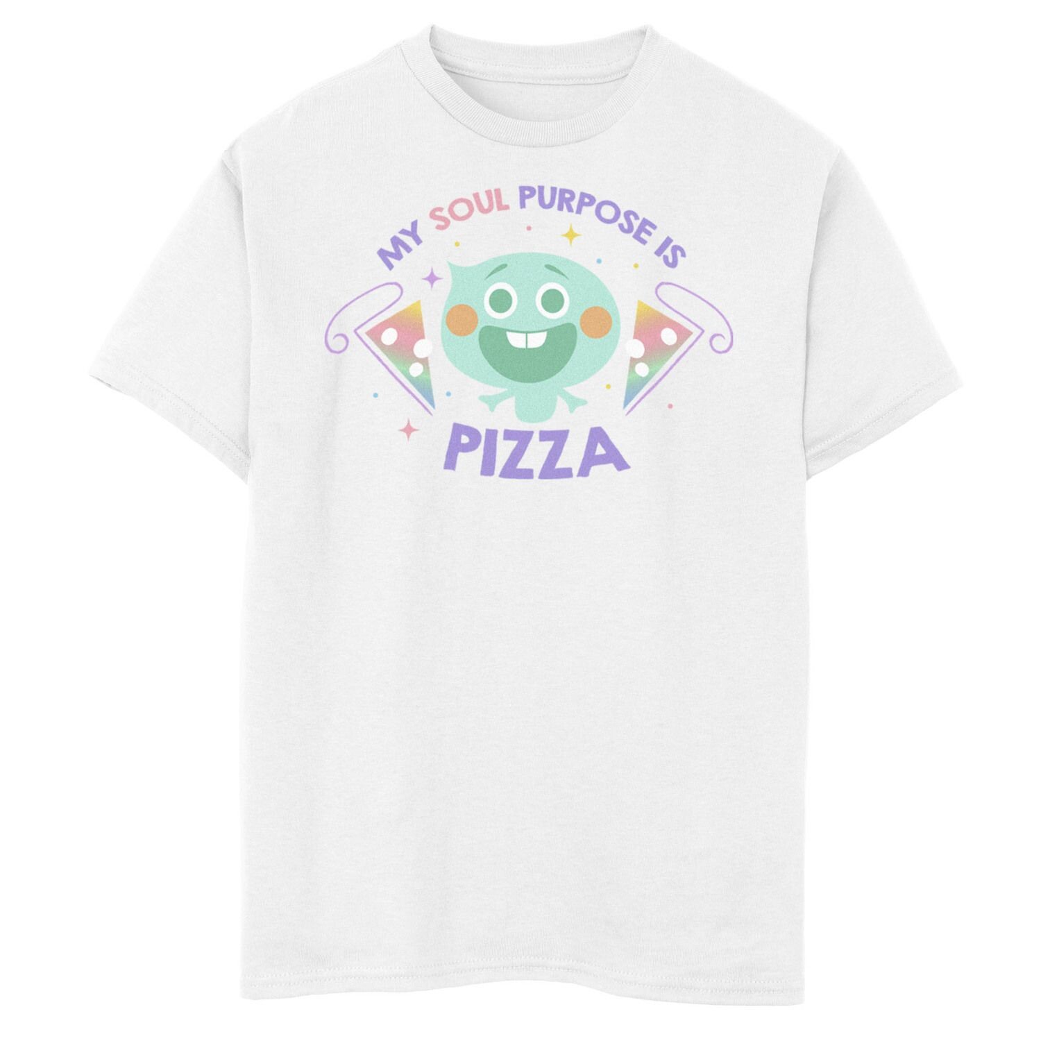 Футболка с рисунком Disney/Pixar's Soul Boys 8–20 «Моя цель души — пицца» Disney / Pixar
Футболка с рисунком Disney/Pixar's Soul Boys 8–20 «Моя цель души — пицца» Disney / Pixar