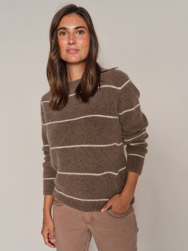 Шерстяной джемпер в тонкую полоску от thora MOS MOSH, цвет Pine Bark
Шерстяной джемпер в тонкую полоску от thora MOS MOSH, цвет Pine Bark