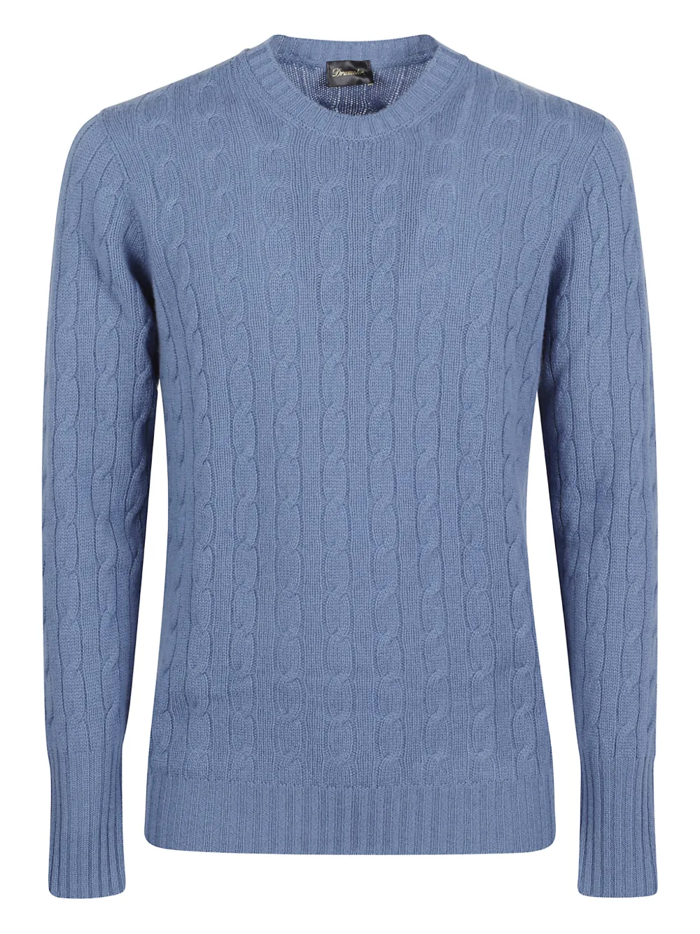 Вязаный свитер с круглым вырезом Drumohr, синий
Вязаный свитер с круглым вырезом Drumohr, синий