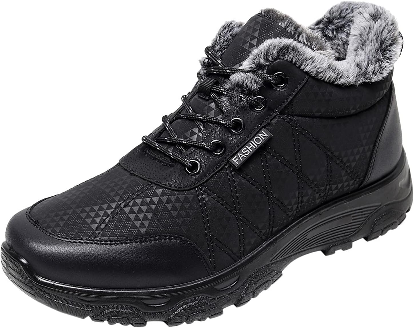 Мужские зимние ботинки с меховой подкладкой, теплые, водонепроницаемые, легкие, зимние ботинки, противоскользящие, с шнуровкой, на щиколотку, для холодной погоды, походов и треккинга Generic, черный
Мужские зимние ботинки с меховой подкладкой, теплые, водонепроницаемые, легкие, зимние ботинки, противоскользящие, с шнуровкой, на щиколотку, для холодной погоды, походов и треккинга Generic, черный