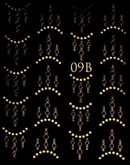 Металлические водные наклейки для ногтей - № 09Б, Raisin
Металлические водные наклейки для ногтей - № 09Б, Raisin