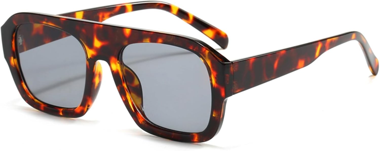 Классические прямоугольные солнцезащитные очки в крупной оправе для женщин, модные солнцезащитные очки с леопардовым принтом, очки INS для мужчин и мужчин, унисекс, защита от ультрафиолета UV400 Generic, Leopard Grey
Классические прямоугольные солнцезащитные очки в крупной оправе для женщин, модные солнцезащитные очки с леопардовым принтом, очки INS для мужчин и мужчин, унисекс, защита от ультрафиолета UV400 Generic, Leopard Grey