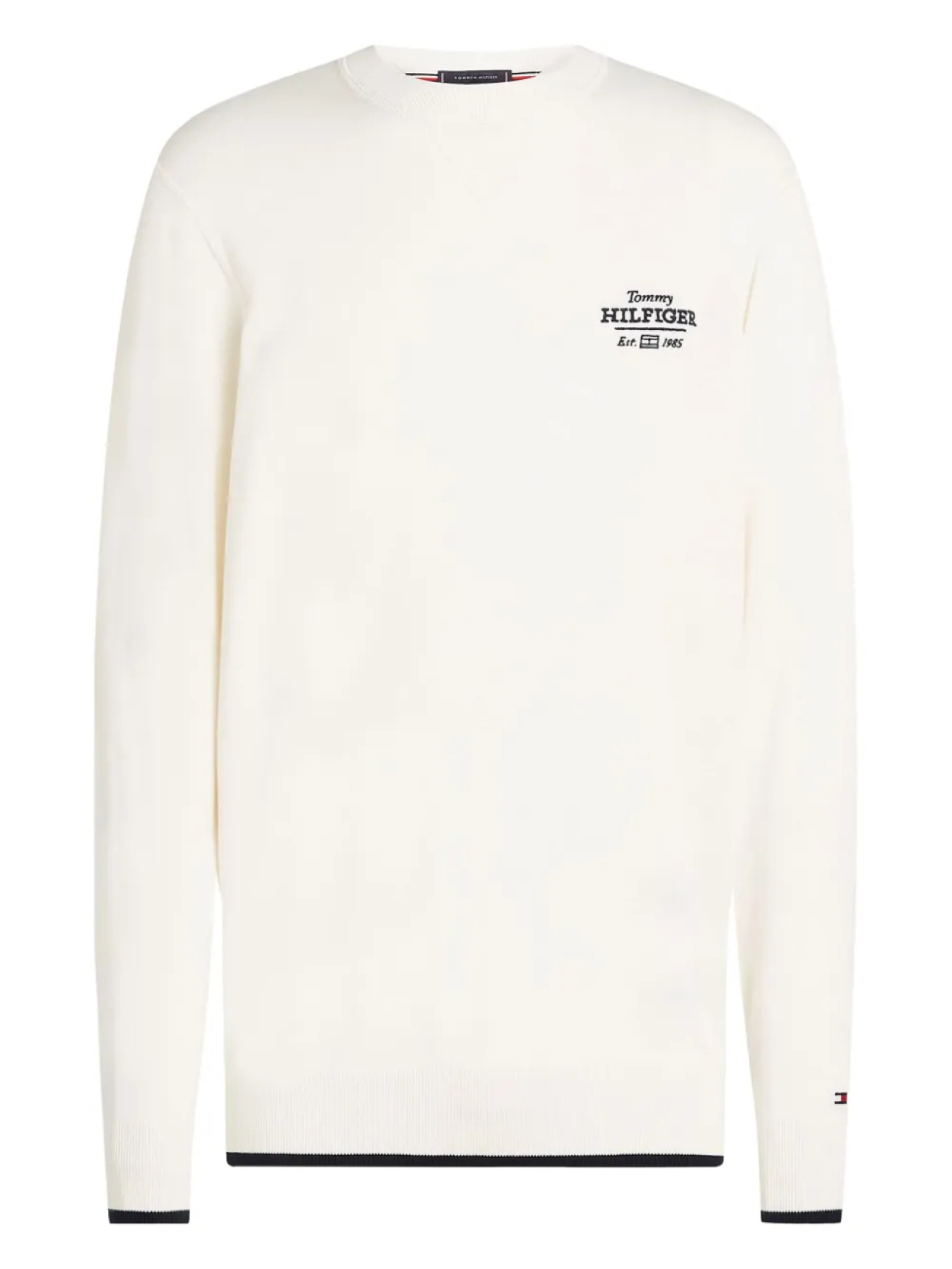 Свитер с вышитым логотипом Tommy Hilfiger, белый
Свитер с вышитым логотипом Tommy Hilfiger, белый