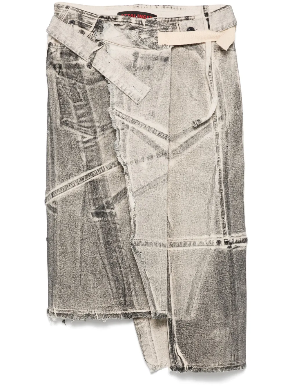 Джинсовая юбка миди с запахом Ottolinger, черный
Джинсовая юбка миди с запахом Ottolinger, черный