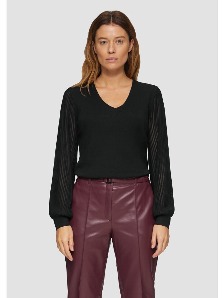 Пуловер s.Oliver BLACK LABEL Strickpullover langarm, черный
Пуловер s.Oliver BLACK LABEL Strickpullover langarm, черный