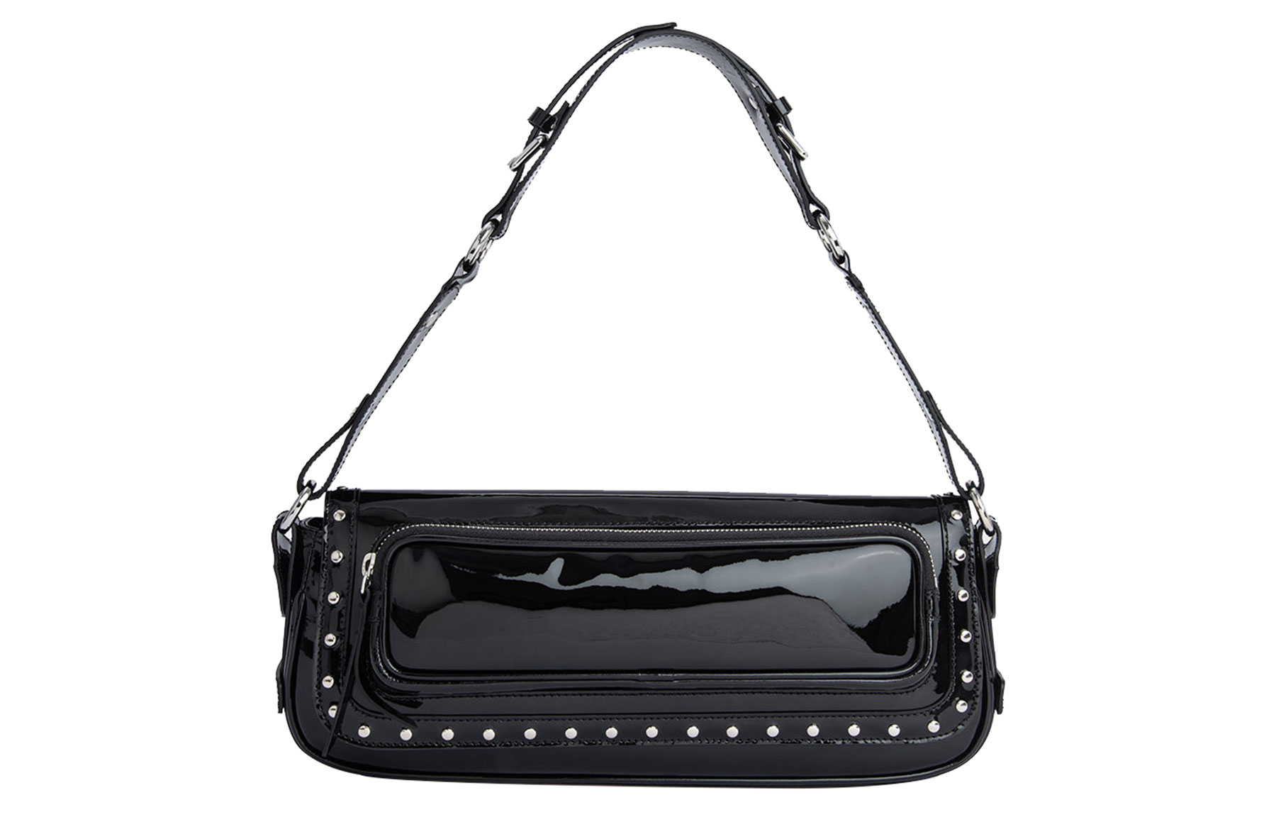 By Far Черная женская сумка через плечо из лакированной натуральной кожи
By Far Черная женская сумка через плечо из лакированной натуральной кожи