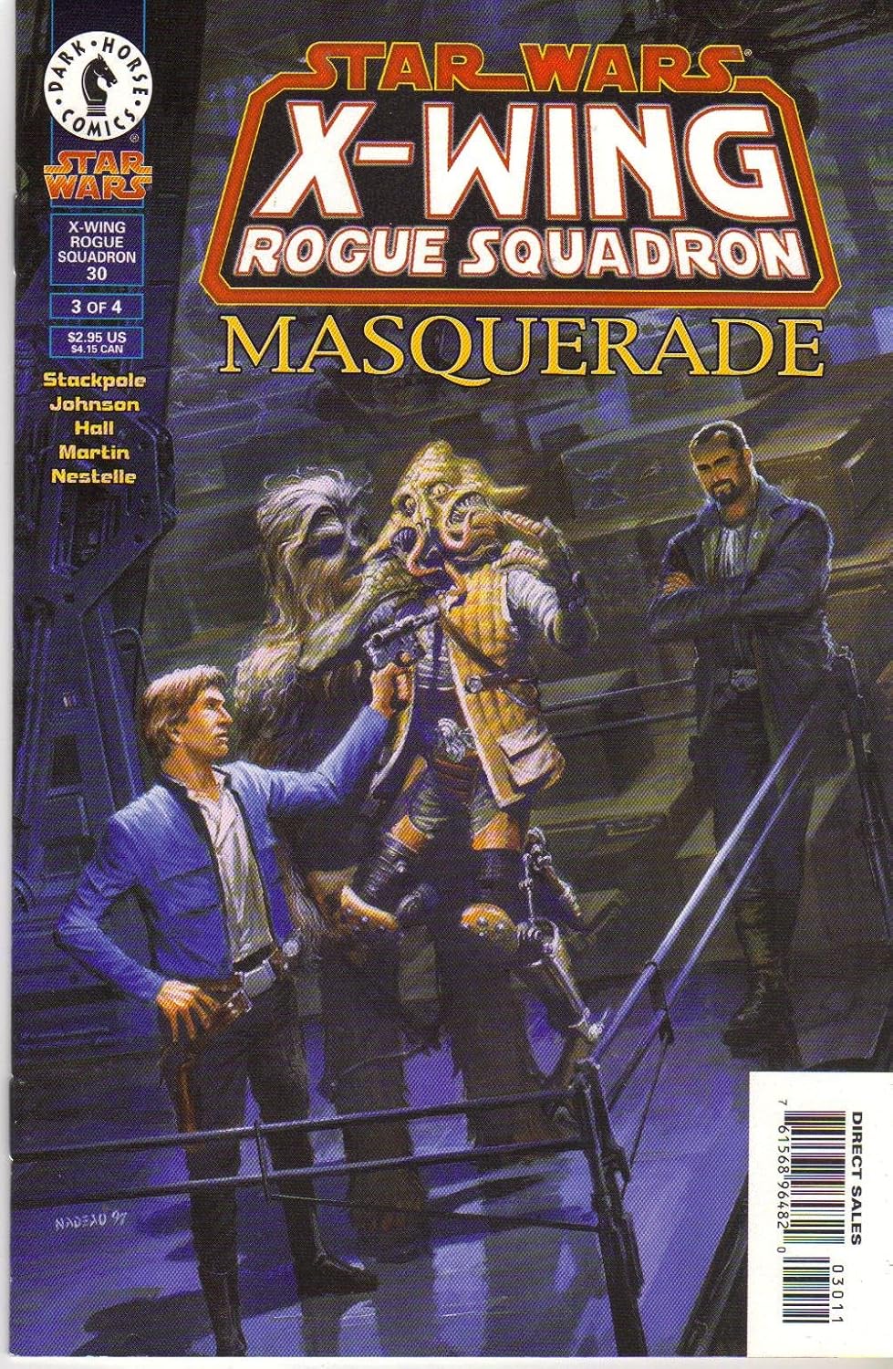 Star Wars : X- Wing Rogue Squadron #30- Masquerade 3 (of 4) (Dark Horse Comics)
Star Wars : X- Wing Rogue Squadron #30- Masquerade 3 (of 4) (Dark Horse Comics)