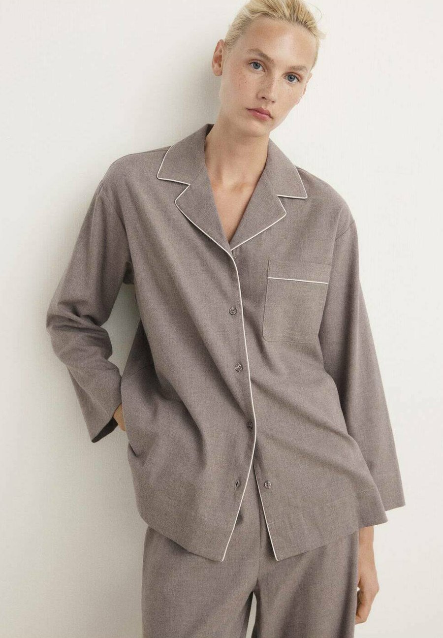 Блуза Mango Button-down blouse, Brown
Блуза Mango Button-down blouse, Brown