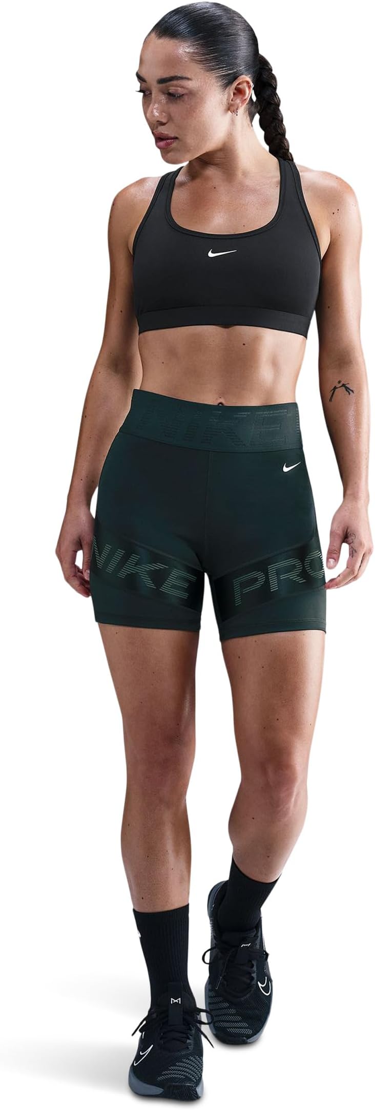 Женские байкерские шорты Pro Sculpt Dri-FIT с высокой талией, 5 дюймов Nike, Seaweed/Vintage Green/White
Женские байкерские шорты Pro Sculpt Dri-FIT с высокой талией, 5 дюймов Nike, Seaweed/Vintage Green/White