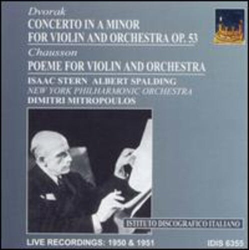 CD диск Dvorak / Chausson / Stern / Spaulding / NY Phil: Violin Concerto Op 53 / Poeme Op 25
CD диск Dvorak / Chausson / Stern / Spaulding / NY Phil: Violin Concerto Op 53 / Poeme Op 25
