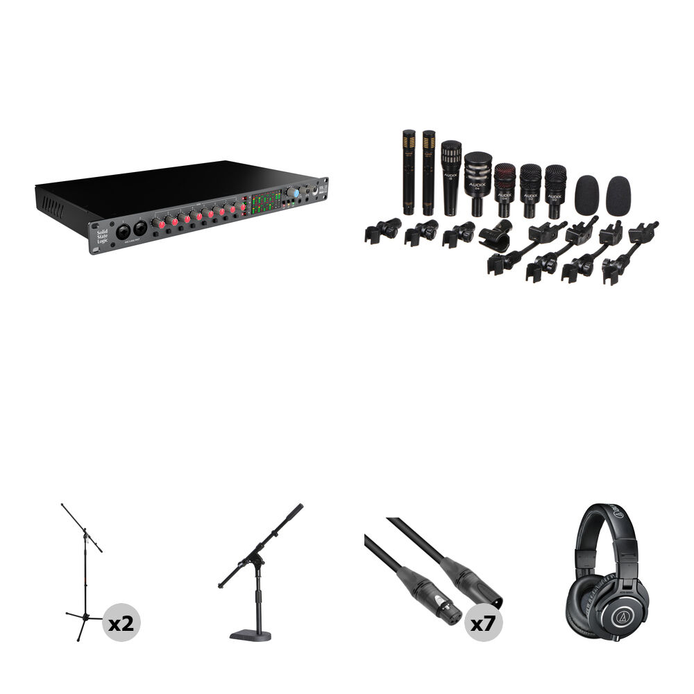 Аудиоинтерфейс Solid State Logic SSL 18 USB-C Audio/MIDI Interface with Drum
Аудиоинтерфейс Solid State Logic SSL 18 USB-C Audio/MIDI Interface with Drum