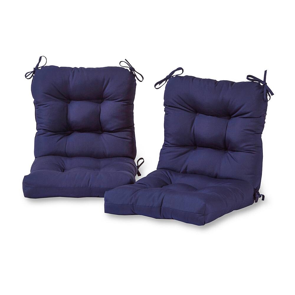 Greendale Home Fashions 2 шт. Набор подушек для уличного сиденья/спинки стула, темно-синий
Greendale Home Fashions 2 шт. Набор подушек для уличного сиденья/спинки стула, темно-синий