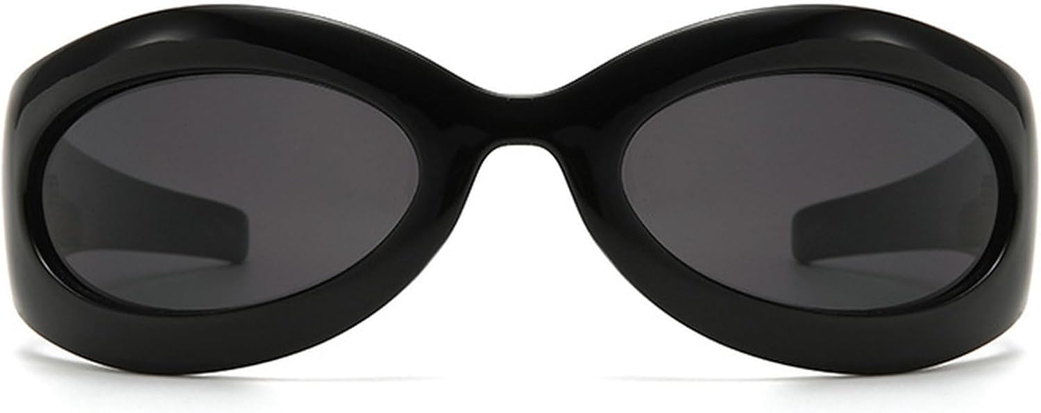 Винтажные овальные солнцезащитные очки «кошачий глаз» в стиле Y2K для женщин и мужчин, роскошные панк-очки с обтекаемой формой, защита от УФ-излучения UV400, спортивные очки унисекс N48 mincl, Black
Винтажные овальные солнцезащитные очки «кошачий глаз» в стиле Y2K для женщин и мужчин, роскошные панк-очки с обтекаемой формой, защита от УФ-излучения UV400, спортивные очки унисекс N48 mincl, Black