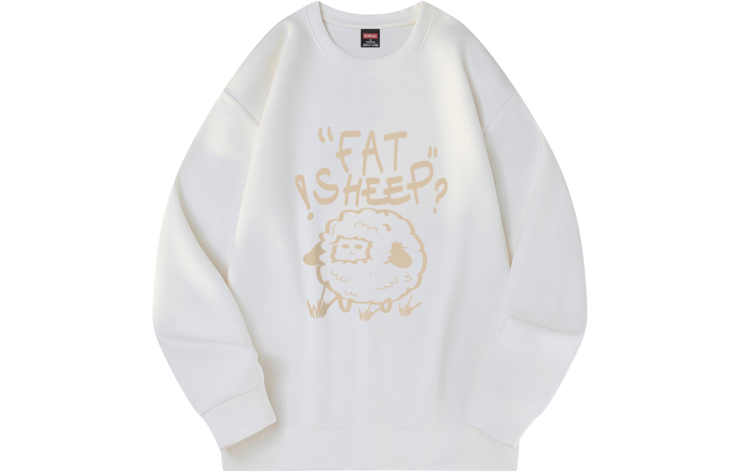 Унисекс свитшот BALENO, белый
Унисекс свитшот BALENO, белый