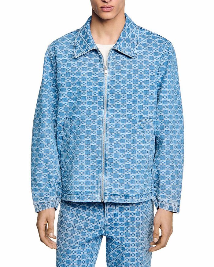 Куртка джинсовая Square Cross Sandro, синий
Куртка джинсовая Square Cross Sandro, синий