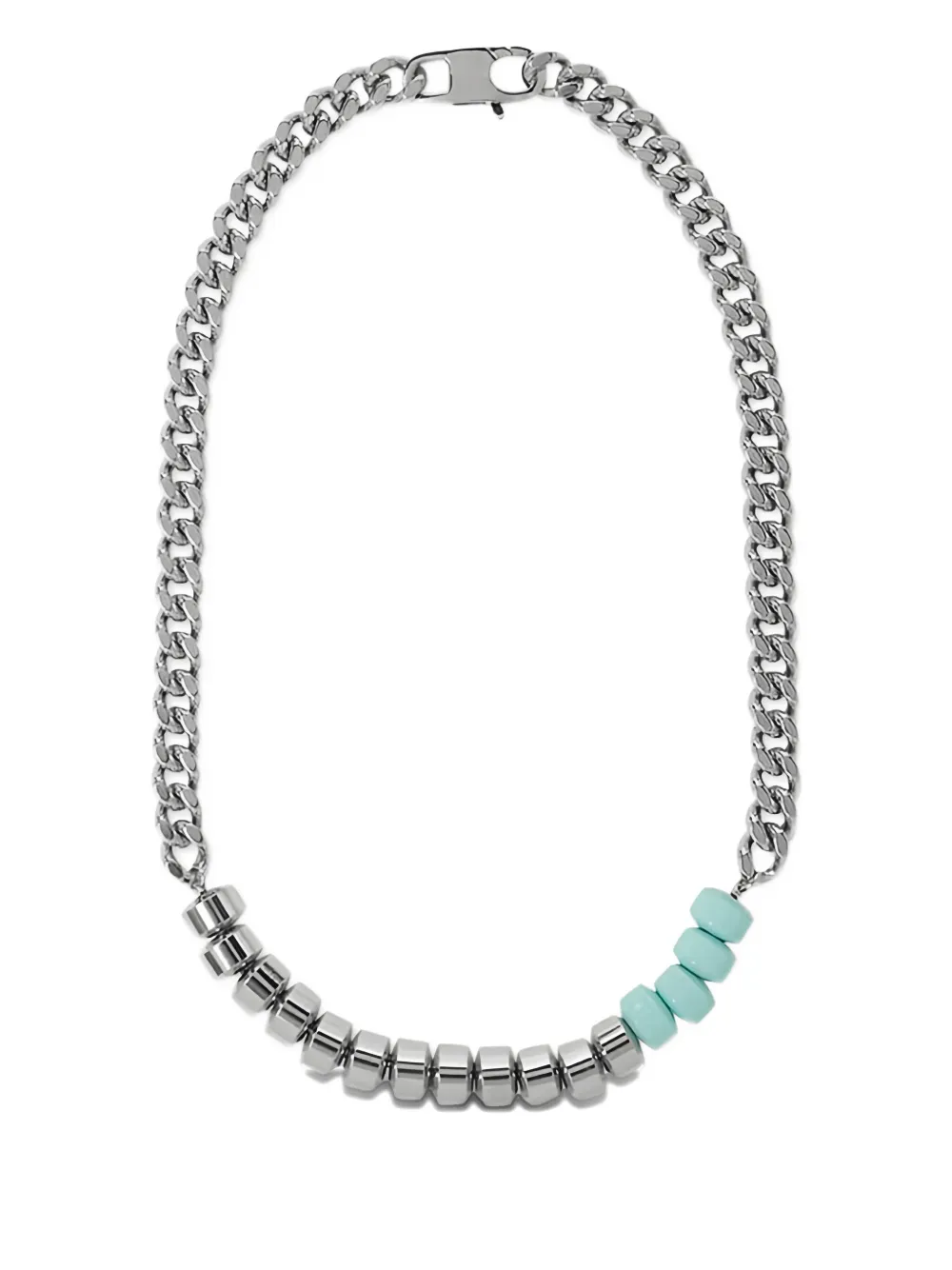 Колье с бусинами 1017 ALYX 9SM, серебряный
Колье с бусинами 1017 ALYX 9SM, серебряный