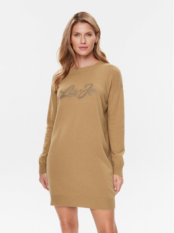 Трикотажное платье обычного кроя Liu Jo, коричневый
Трикотажное платье обычного кроя Liu Jo, коричневый