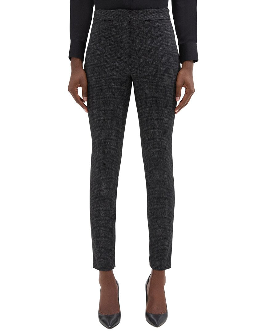 Брюки с застежкой-молнией Theory Ponte Zip, черный
Брюки с застежкой-молнией Theory Ponte Zip, черный