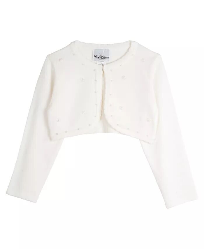 Кардиган с искусственным жемчугом для больших девочек Rare Editions, белый
Кардиган с искусственным жемчугом для больших девочек Rare Editions, белый