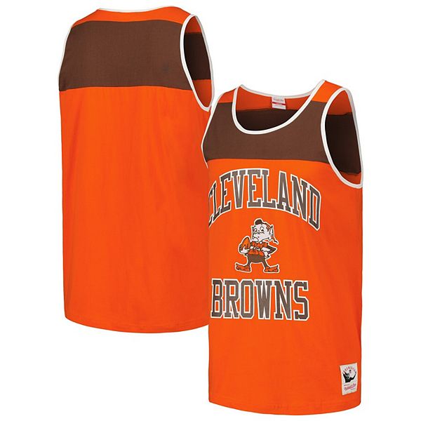 Мужской оранжево-коричневый футболка Cleveland Browns Heritage Colorblock Mitchell & Ness
Мужской оранжево-коричневый футболка Cleveland Browns Heritage Colorblock Mitchell & Ness