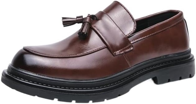 Мужские классические кожаные лоферы Zestrelax, деловые мокасины, без шнурков, повседневные, удобные, для вечеринок и свадеб, коричневый
Мужские классические кожаные лоферы Zestrelax, деловые мокасины, без шнурков, повседневные, удобные, для вечеринок и свадеб, коричневый