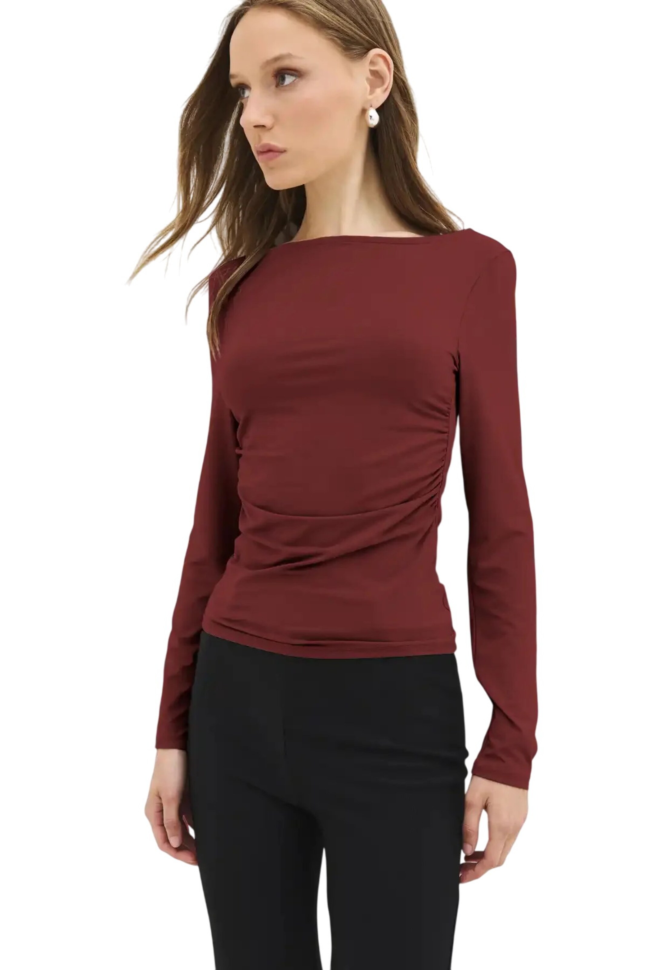 No Matter What Лонгслив в цвете бордо
No Matter What Лонгслив в цвете бордо