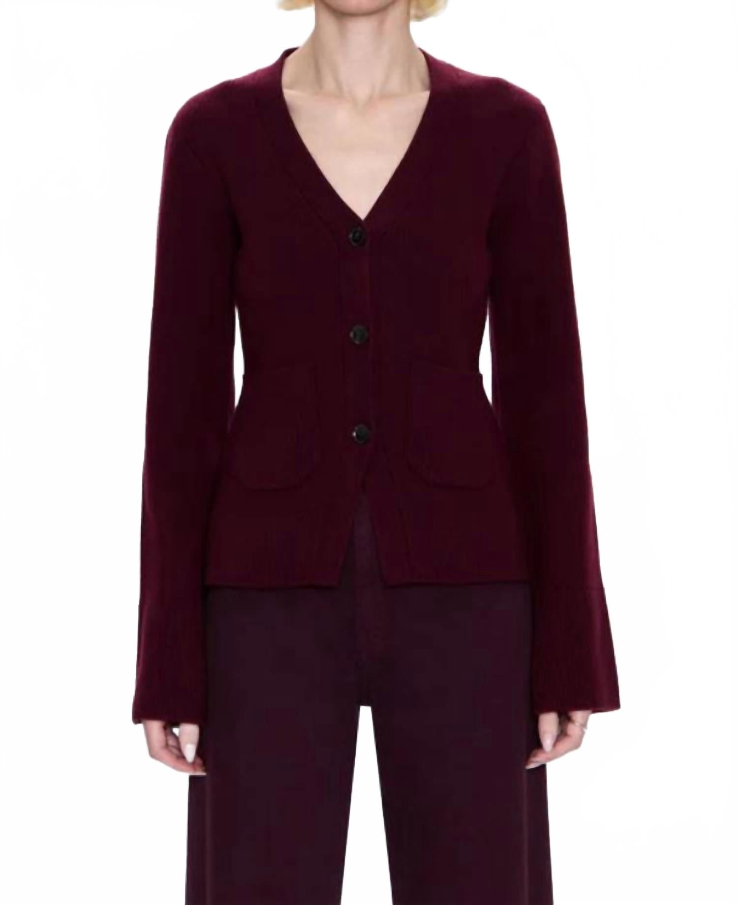 PISTOLA Кардиган Aeron, цвет бордовый
PISTOLA Кардиган Aeron, цвет бордовый