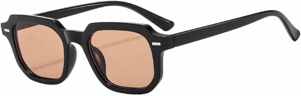 Ретро-солнцезащитные очки в маленькой квадратной оправе для женщин, украшенные заклепками, для мужчин, для активного отдыха, спорта, походов, с защитой от УФ-излучения UV400 TVTBBVV, Black Tea
Ретро-солнцезащитные очки в маленькой квадратной оправе для женщин, украшенные заклепками, для мужчин, для активного отдыха, спорта, походов, с защитой от УФ-излучения UV400 TVTBBVV, Black Tea