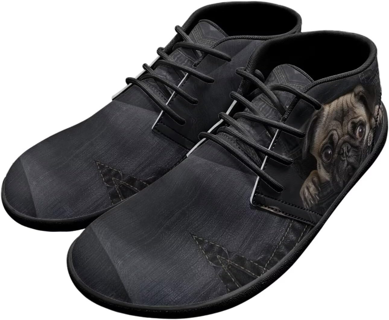 Кожаные мужские кроссовки Forchrinse White Horse с красивым небом, для повседневной ходьбы и вождения, повседневные кожаные шнурованные туфли, средние ботинки Чукка, легкие, Pug
Кожаные мужские кроссовки Forchrinse White Horse с красивым небом, для повседневной ходьбы и вождения, повседневные кожаные шнурованные туфли, средние ботинки Чукка, легкие, Pug