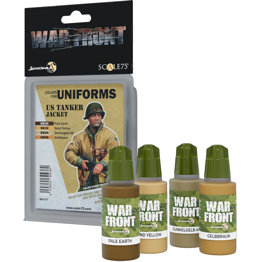 Аксессуары Scale 75 USA War Front Paint Set: Colors for Uniforms - US Tanker Jacket
Аксессуары Scale 75 USA War Front Paint Set: Colors for Uniforms - US Tanker Jacket