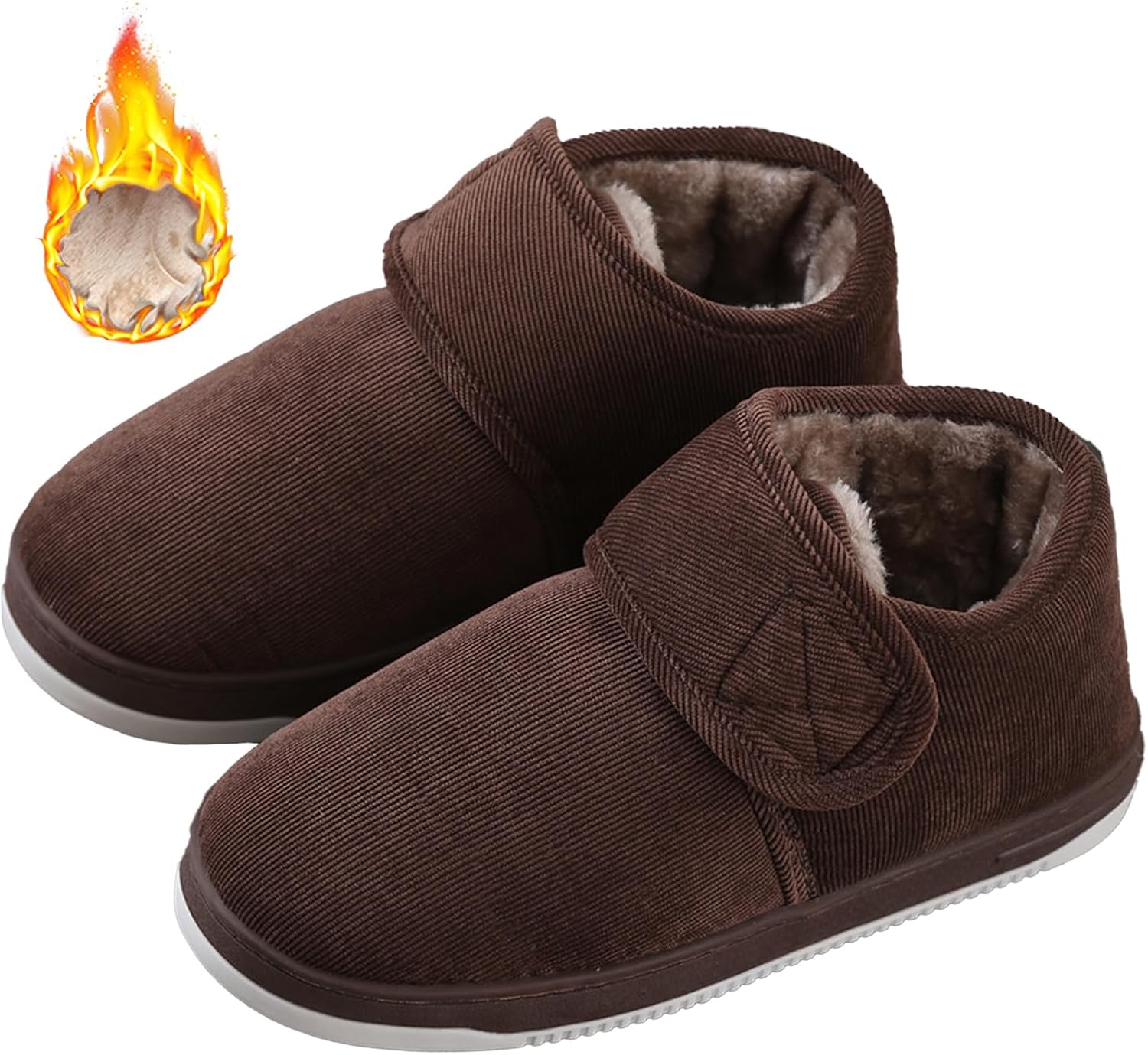 Унисекс теплые тапочки-ботинки, ботинки с меховой подкладкой, утолщенные обувь, регулируемые кроссовки, ботинки, удобная уличная обувь с противоскользящей подошвой Bumuam, коричневый
Унисекс теплые тапочки-ботинки, ботинки с меховой подкладкой, утолщенные обувь, регулируемые кроссовки, ботинки, удобная уличная обувь с противоскользящей подошвой Bumuam, коричневый