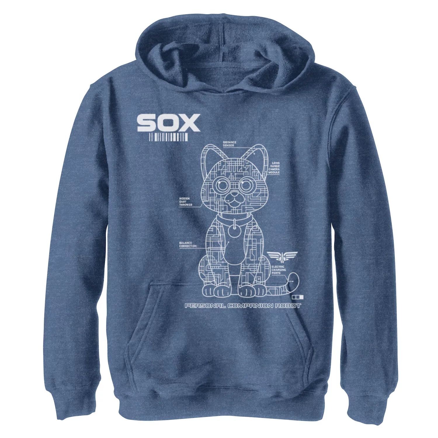 Толстовка с рисунком робота-компаньона Disney/Pixar's Lightyear для мальчиков 8–20 лет Sox Tech Personal Companion Robot Licensed Character
Толстовка с рисунком робота-компаньона Disney/Pixar's Lightyear для мальчиков 8–20 лет Sox Tech Personal Companion Robot Licensed Character