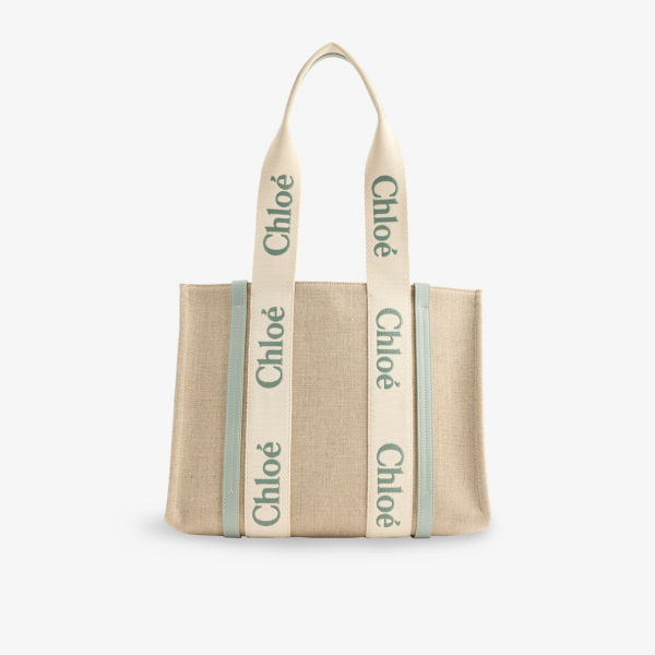 Сумка-тоут льняная Chloe Woody, зеленый
Сумка-тоут льняная Chloe Woody, зеленый