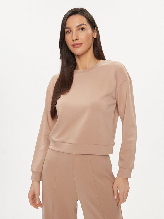 Толстовка свободного кроя United Colors Of Benetton, бежевый 
Толстовка свободного кроя United Colors Of Benetton, бежевый