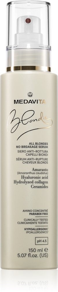 Активная сыворотка Blondie all blondes для волос и кожи головы Medavita, no breakage 150 мл
Активная сыворотка Blondie all blondes для волос и кожи головы Medavita, no breakage 150 мл