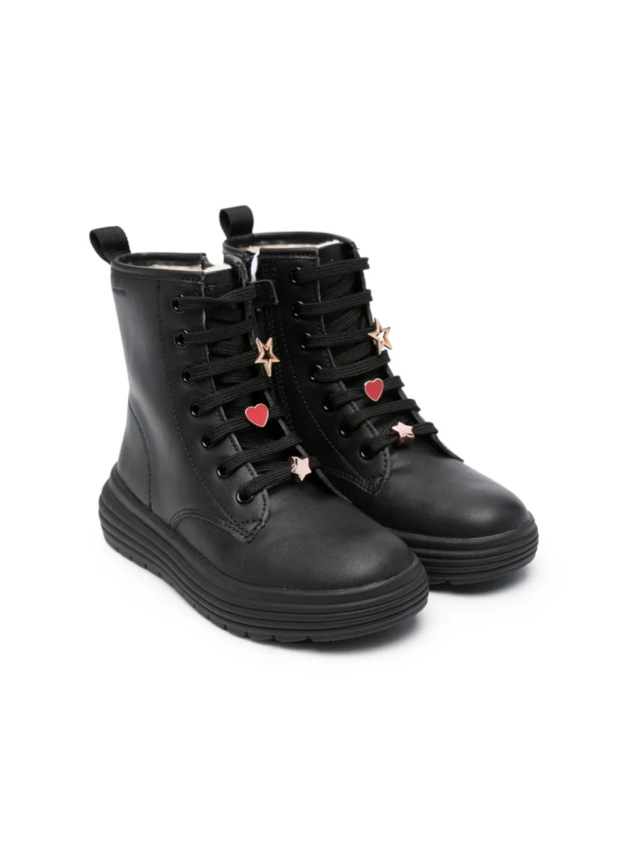 Ботинки Phaolae на шнуровке Geox Kids, черный
Ботинки Phaolae на шнуровке Geox Kids, черный